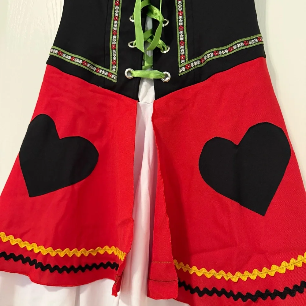 Bavarian Beauty Beer Maid Halloween Costume M/L Cosplay Oktoberfest Dirndl Dress - Picture 3 of 12